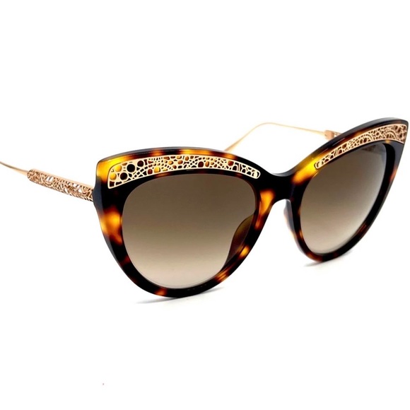 🆕New/Authentic Chopard Cat Eye Sunglasses (SCH258 0748) - Picture 3 of 12